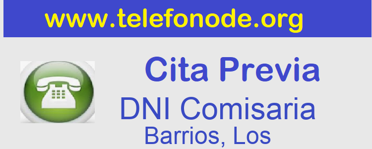 Pedir Cita Previa DNI Barrios, Los