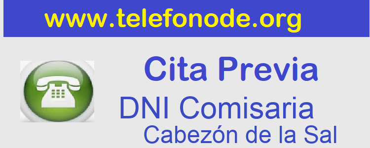 Pedir Cita Previa DNI Cabezón de la Sal