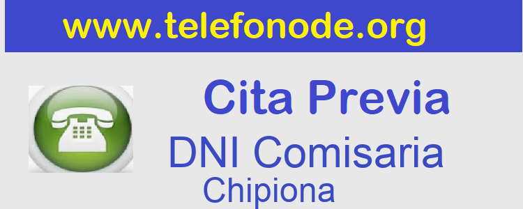 Pedir Cita Previa DNI Chipiona