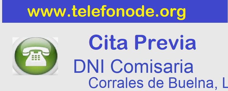 Pedir Cita Previa DNI Corrales de Buelna, Los