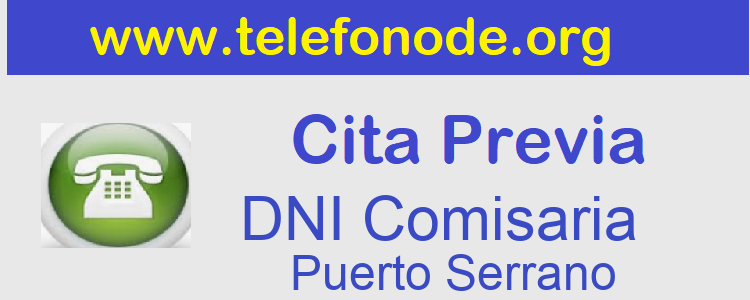 Pedir Cita Previa DNI Puerto Serrano