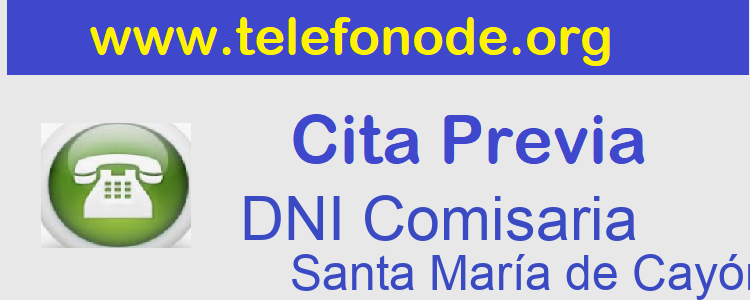 Pedir Cita Previa DNI Santa María de Cayón