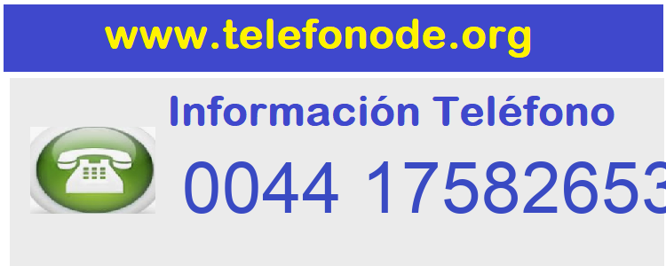 Telefono  00441758265343