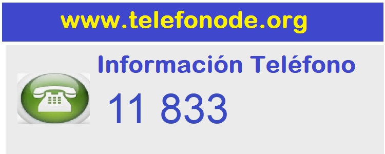 Telefono  11833