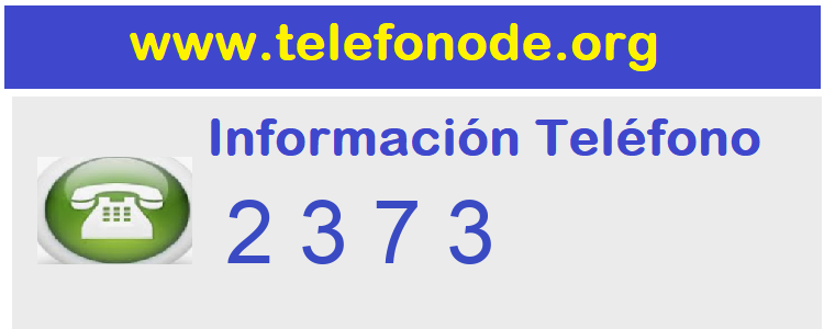 Telefono  2373