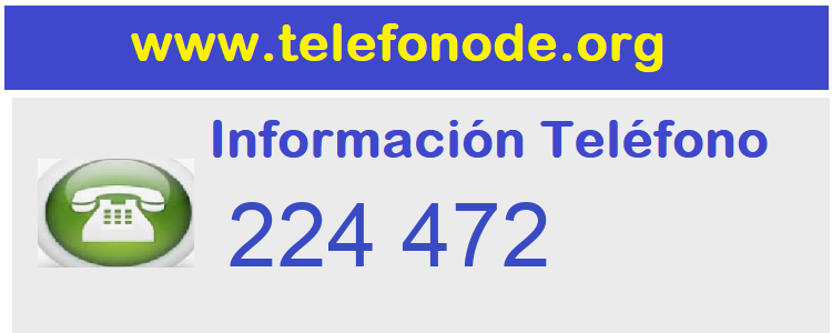 Telefono  224472