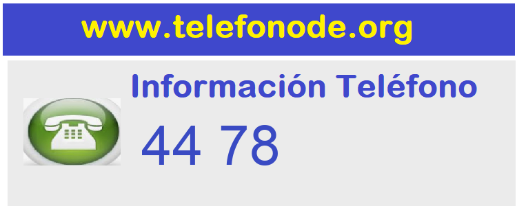 Telefono  4478