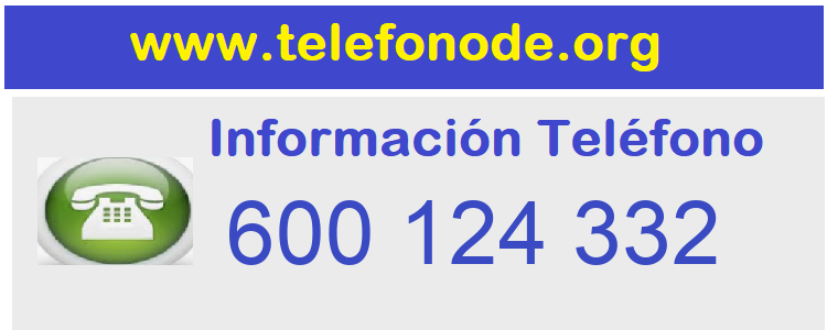 Telefono  600124332