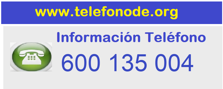 Telefono  600135004