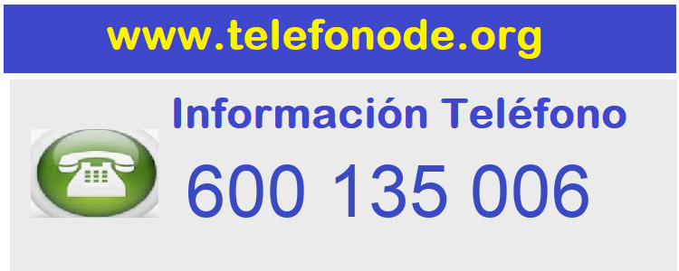 Telefono  600135006