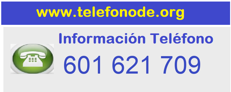 Telefono  601621709