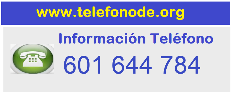 Telefono  601644784