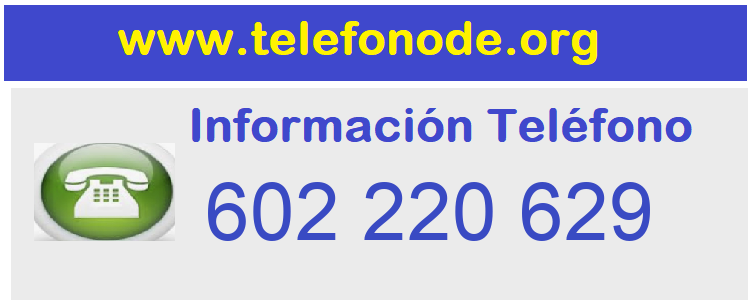 Telefono  602220629