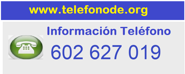 Telefono  602627019