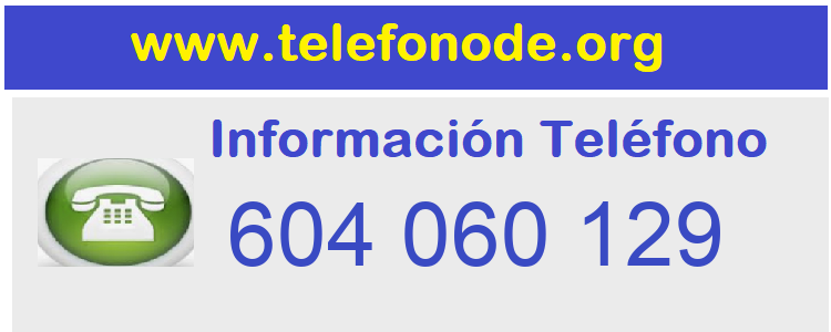 Telefono  604060129