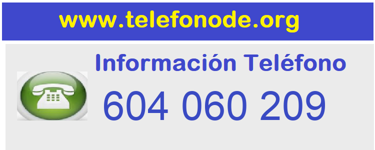 Telefono  604060209