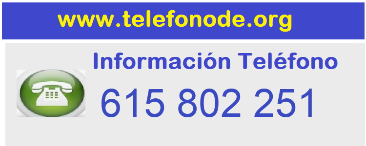 Telefono  615802251