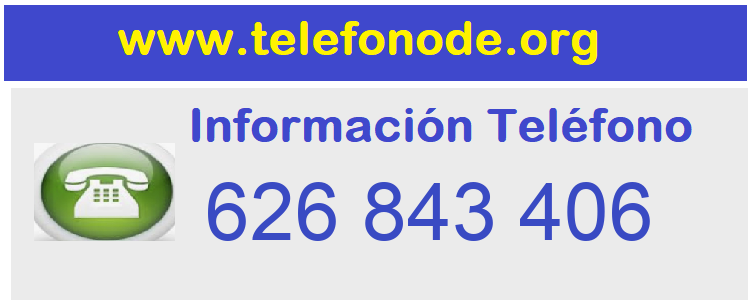 Telefono  626843406