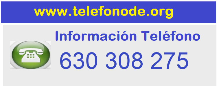 Telefono  630308275