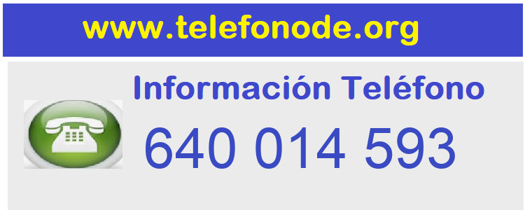 Telefono  640014593