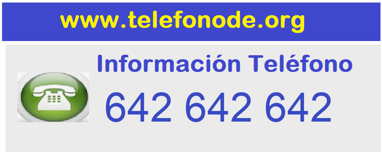 Telefono  642642642