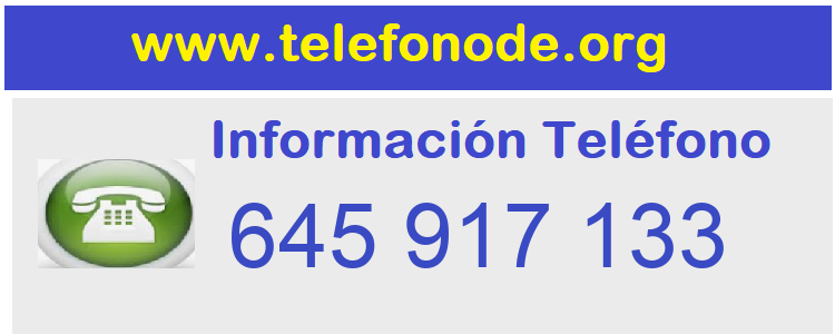 Telefono  645917133