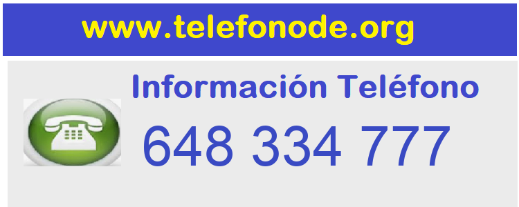 Telefono  648334777