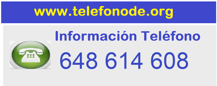 Telefono  648614608