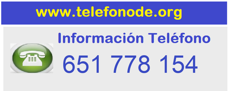 Telefono  651778154