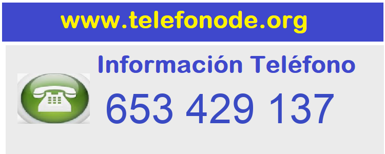 Telefono  653429137