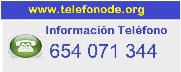 Telefono  654071344