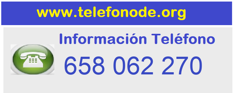 Telefono  658062270