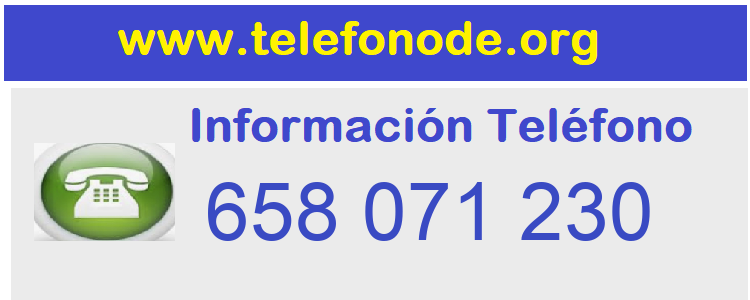 Telefono  658071230