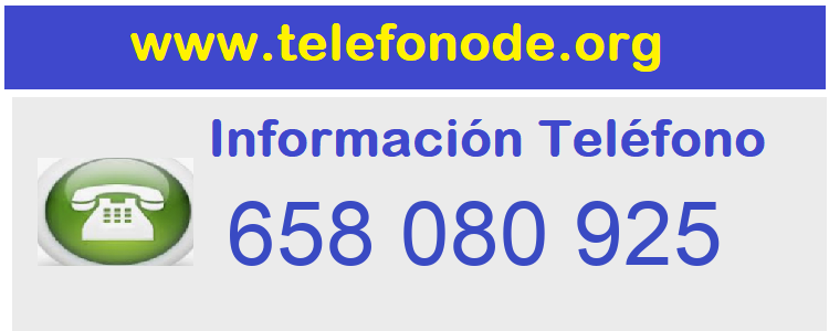 Telefono  658080925