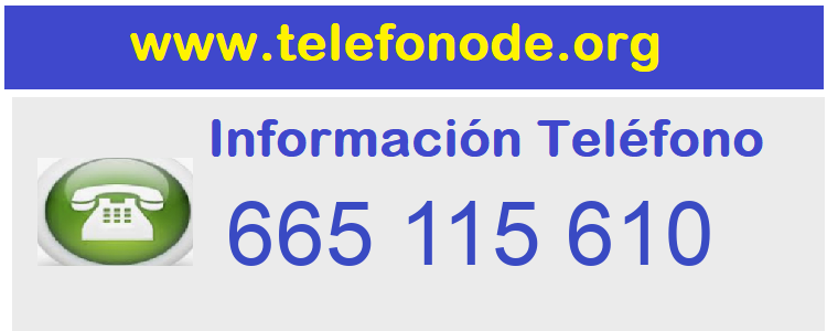 Telefono  665115610