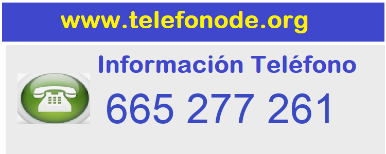 Telefono  665277261