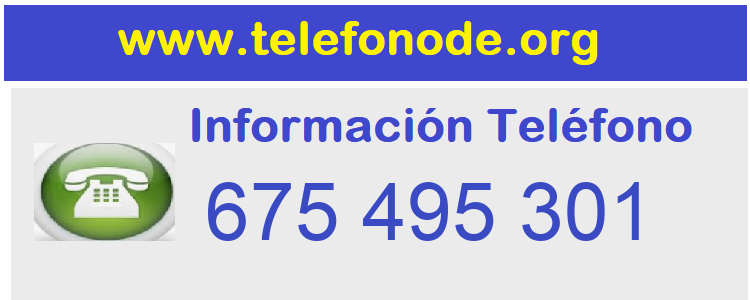 Telefono  675495301