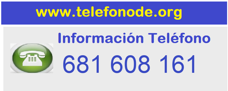 Telefono  681608161