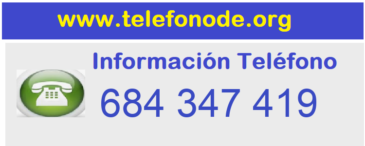 Telefono  684347419