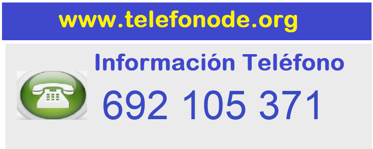 Telefono  692105371