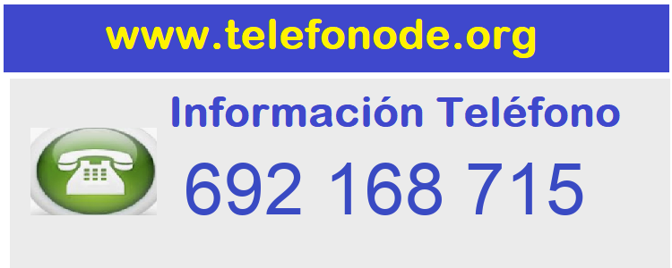 Telefono  692168715