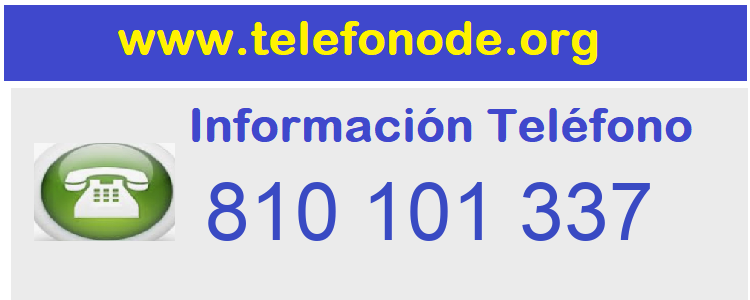 Telefono  810101337