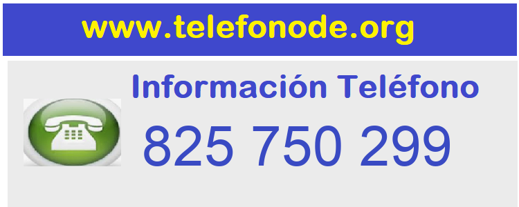 Telefono  825750299