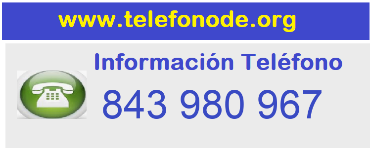 Telefono  843980967