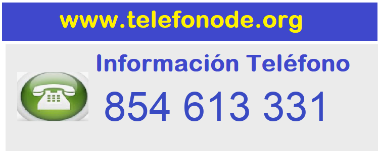 Telefono  854613331