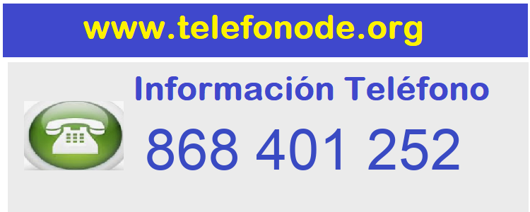 Telefono  868401252