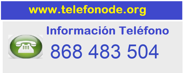 Telefono  868483504