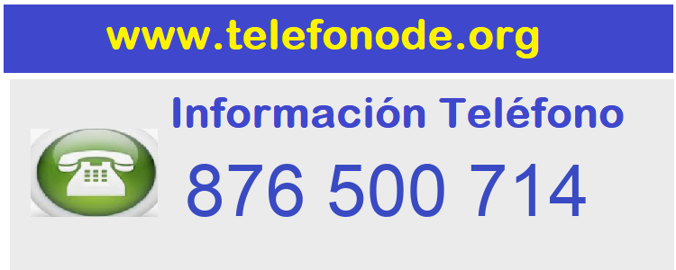 Telefono  876500714