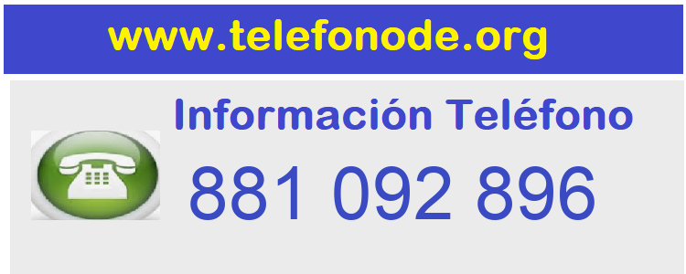 Telefono  881092896