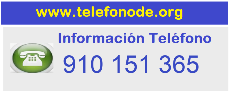 Telefono  910151365